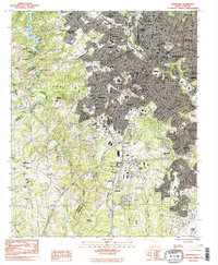 Greenville 1983 topographic map thumbnail