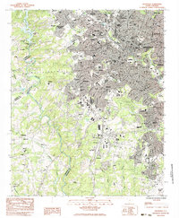 Greenville 1983 topographic map thumbnail