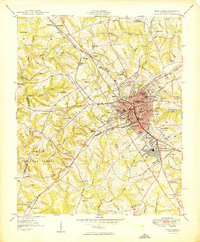 Greenwood 1949 topographic map thumbnail