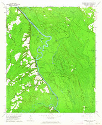 Hardeeville NW 1962 topographic map thumbnail