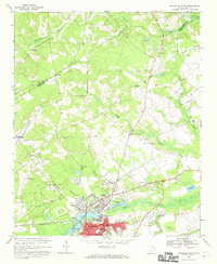 Hartsville North 1968 topographic map thumbnail