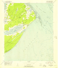 Hilton Head 1956 topographic map thumbnail
