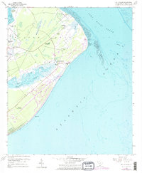 Hilton Head 1956 topographic map thumbnail