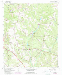 Hollow Creek 1964 topographic map thumbnail