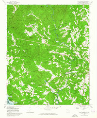Holly Springs 1963 topographic map thumbnail