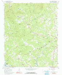 Holly Springs 1963 topographic map thumbnail