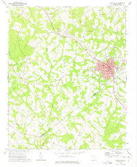 Honea Path 1970 topographic map thumbnail