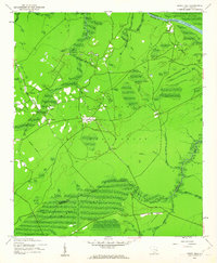 Honey Hill 1942 topographic map thumbnail