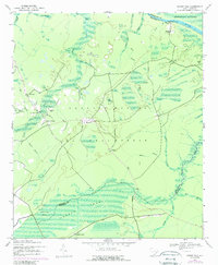 Honey Hill 1942 topographic map thumbnail
