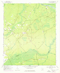 Honey Hill 1942 topographic map thumbnail