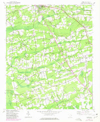 Horry 1943 topographic map thumbnail