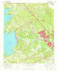 Irmo 1971 topographic map thumbnail