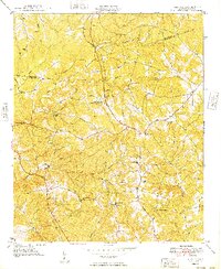 Irmo NE 1949 topographic map thumbnail