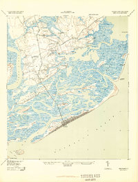 James Island 1943 topographic map thumbnail