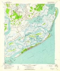 James Island 1959 topographic map thumbnail