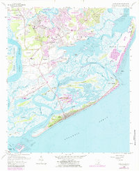 James Island 1959 topographic map thumbnail