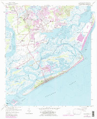 James Island 1959 topographic map thumbnail