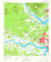 Johns Island 1958 topographic map thumbnail