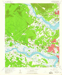 Johns Island 1958 topographic map thumbnail