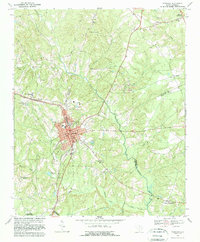 Kershaw 1969 topographic map thumbnail