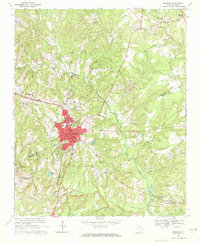 Kershaw 1969 topographic map thumbnail