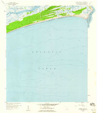 Kiawah Island 1959 topographic map thumbnail