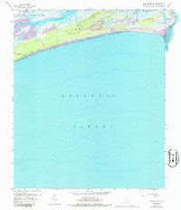 Kiawah Island 1959 topographic map thumbnail