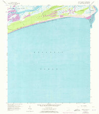 Kiawah Island 1959 topographic map thumbnail