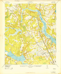 Ladson 1943 topographic map preview