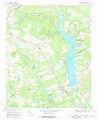Lake Robinson 1968 topographic map thumbnail