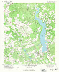 Lake Robinson 1968 topographic map thumbnail