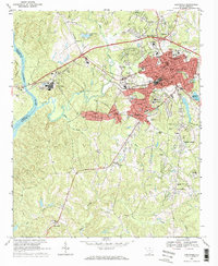 Lancaster 1969 topographic map thumbnail