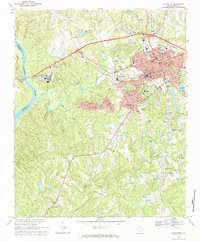 Lancaster 1969 topographic map thumbnail