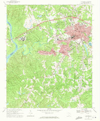 Lancaster 1969 topographic map thumbnail