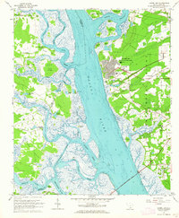 Laurel Bay 1962 topographic map thumbnail