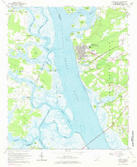 Laurel Bay 1962 topographic map thumbnail