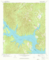 Liberty Hill 1971 topographic map thumbnail
