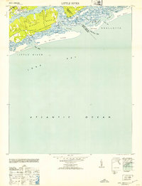 Little River 1953 topographic map thumbnail