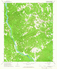 Lowndesville 1964 topographic map thumbnail