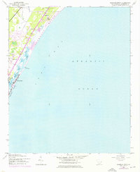 Magnolia Beach 1942 topographic map thumbnail