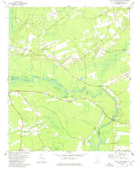 Maple Cane Swamp 1979 topographic map thumbnail