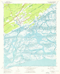 Mc Clellanville 1942 topographic map thumbnail