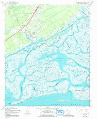 Mc Clellanville 1942 topographic map thumbnail