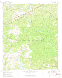 Messers Pond 1972 topographic map thumbnail