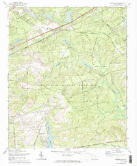 Messers Pond 1972 topographic map thumbnail