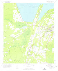 Moncks Corner 1958 topographic map thumbnail