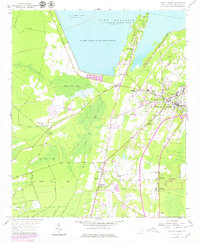 Moncks Corner 1958 topographic map thumbnail