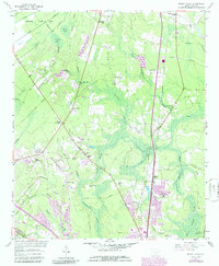 Mount Holly 1957 topographic map thumbnail