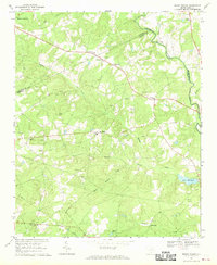 Mount Pisgah 1967 topographic map thumbnail