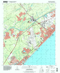 Myrtle Beach 1994 topographic map thumbnail
